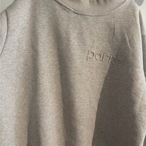 Gray Parke Sweatshirt VALENTINES original drop with embroidery heart on sleeve